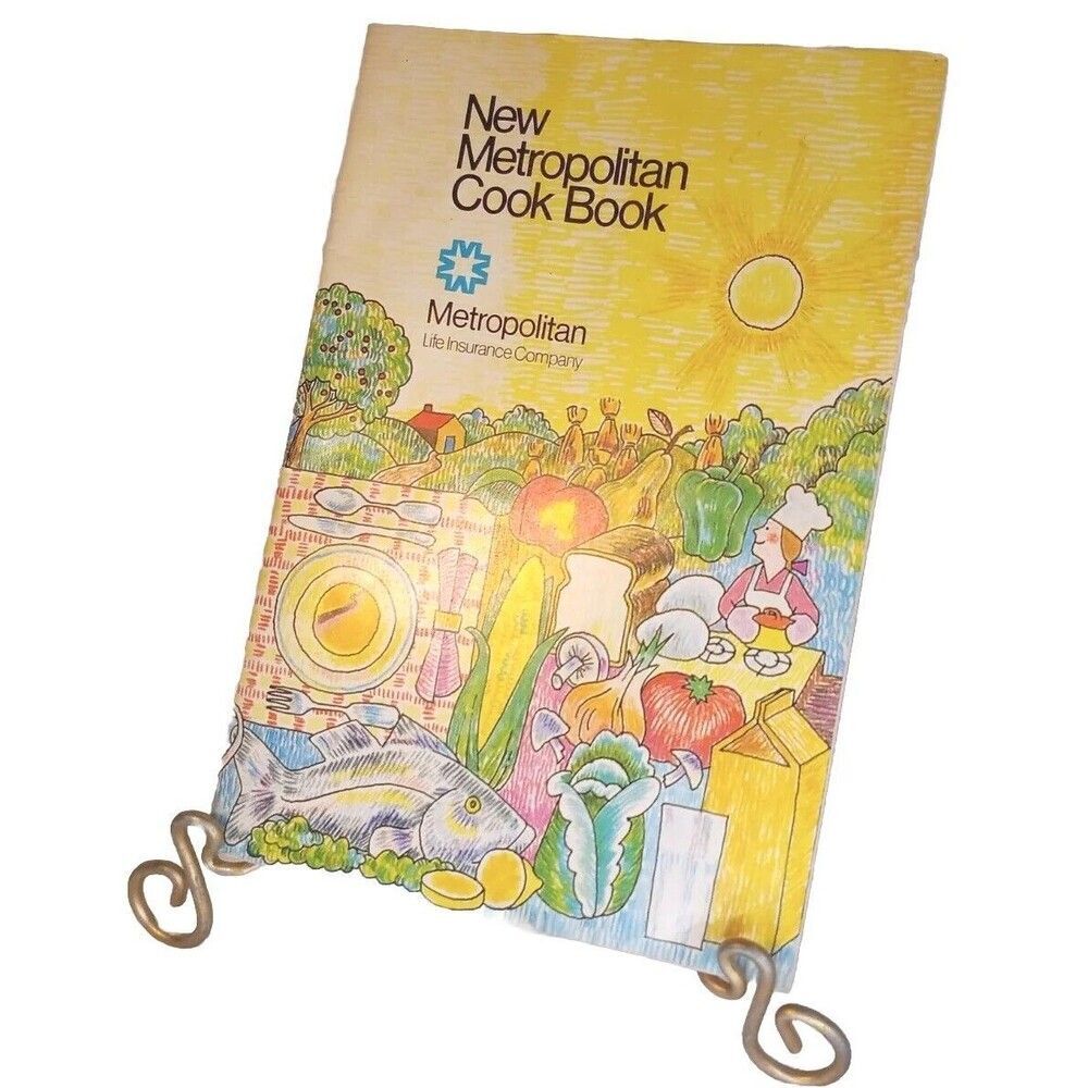 1973 New Metropolitan Cook Book Recipes Paperback  Life Insurance Company